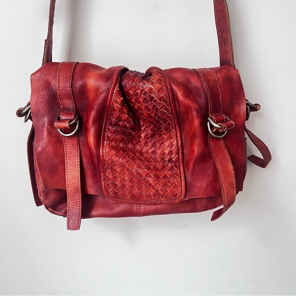 Handmade Brown Leather Satchel